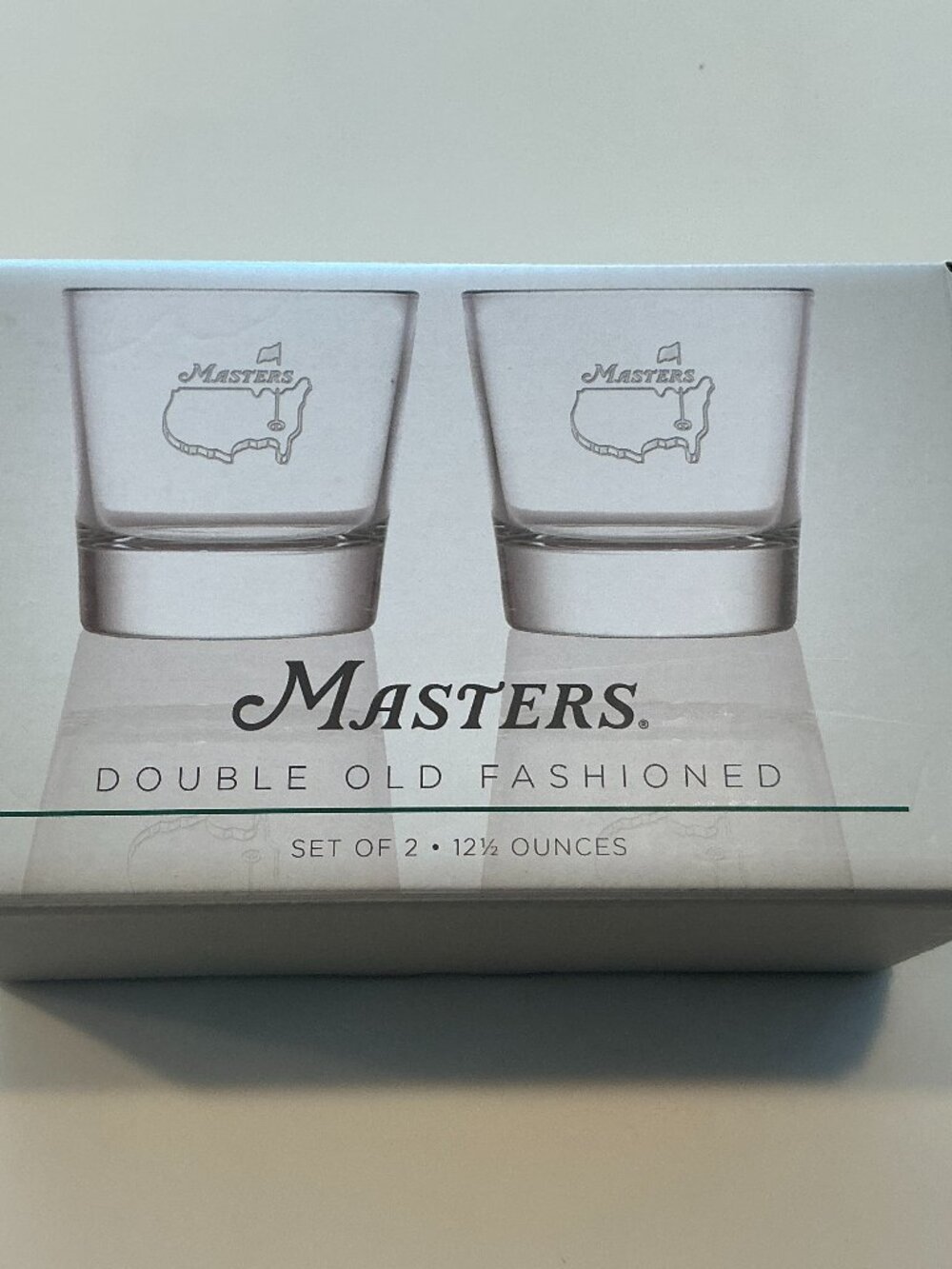 Masters Double Old Fashioned Glasses Set of 2 12.5 oz New in Box